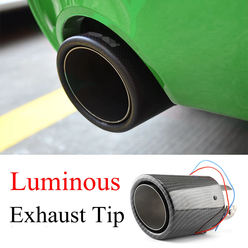 New Car Black Exhaust Tip Nozzle Muffler Tip Exhaust Tips Exhaust Pipe Car Exhaust Muffler Exhaust cutout Luminous
New Car Black Exhaust Tip Nozzle Muffler Tip Exhaust Tips Exhaust Pipe Car Exhaust Muffler Exhaust cutout Luminous