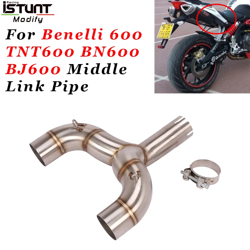 Motorcycle Middle Link Pipe Slip On For Benelli 600 TNT600 BN600 BJ600 Modified Exhaust Link Middle Connect Pipe BN600 exhaust
Motorcycle Middle Link Pipe Slip On For Benelli 600 TNT600 BN600 BJ600 Modified Exhaust Link Middle Connect Pipe BN600 exhaust
