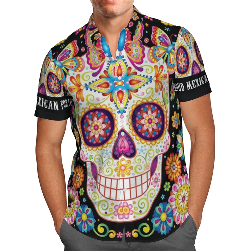 Hawaii Shirt Hawaiian beach Summer Fresh Flowers Skull 3D Printed Men's Shirt Harajuku Tee hip hop Casual shirts 6
Hawaii Shirt Hawaiian beach Summer Fresh Flowers Skull 3D Printed Men's Shirt Harajuku Tee hip hop Casual shirts 6