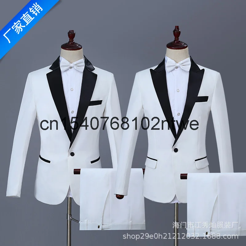 Мужское платье для выступления, новинка 2021, корейский Тонкий костюм, платье для выступления ведущего сцены, свадебное платье для жениха
Мужское платье для выступления, новинка 2021, корейский Тонкий костюм, платье для выступления ведущего сцены, свадебное платье для жениха