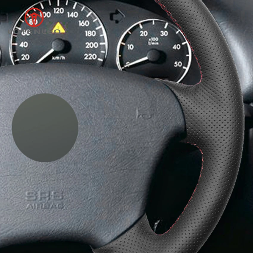 LQTENLEO Black Genuine Leather Car Steering Wheel Cover For Mercedes Benz W163 M-Class ML230 270 320 350 430 500 1997-2005
LQTENLEO Black Genuine Leather Car Steering Wheel Cover For Mercedes Benz W163 M-Class ML230 270 320 350 430 500 1997-2005