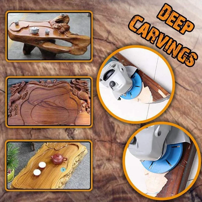 2Pcs Wood Grinding Wheel Angle Grinder Disc Wood Carving Sanding Tool&Six Teeth Wood Carving 90mm Bore Angle Grinder Attachment
2Pcs Wood Grinding Wheel Angle Grinder Disc Wood Carving Sanding Tool&Six Teeth Wood Carving 90mm Bore Angle Grinder Attachment