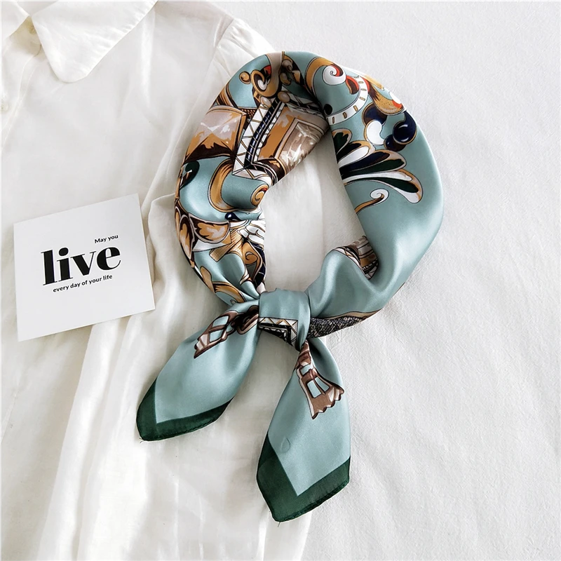 Fashion Square Silk Scarf Gem Bird Print Bag Scarves Head Wraps for Women Bandana Neckerchief Female Hijab Summer 2021
Fashion Square Silk Scarf Gem Bird Print Bag Scarves Head Wraps for Women Bandana Neckerchief Female Hijab Summer 2021