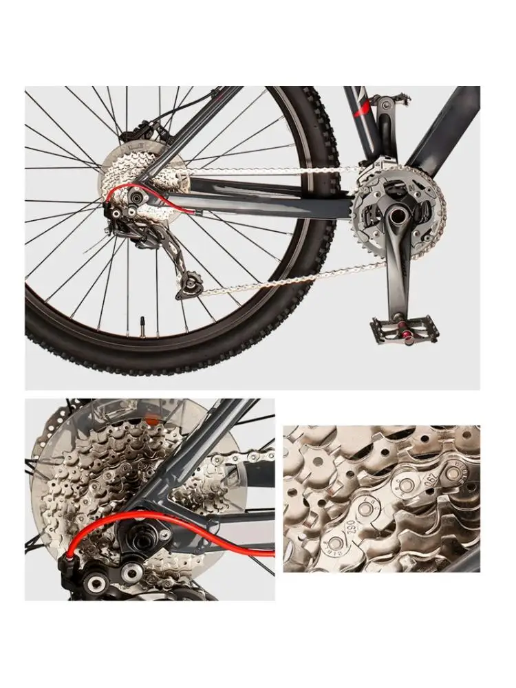 Mountain Road Bike Chain 8/9/10/11 Speed Universal 24/27/30/33 Speed Shift Chain Cycling Chain with Magic Buckle
Mountain Road Bike Chain 8/9/10/11 Speed Universal 24/27/30/33 Speed Shift Chain Cycling Chain with Magic Buckle