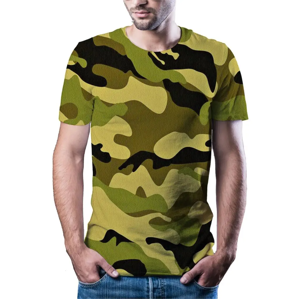 2020 new 3D t-shirt men's summer casual camouflage clothing camouflage style top 3D quick dry printed T-shirt
2020 new 3D t-shirt men's summer casual camouflage clothing camouflage style top 3D quick dry printed T-shirt