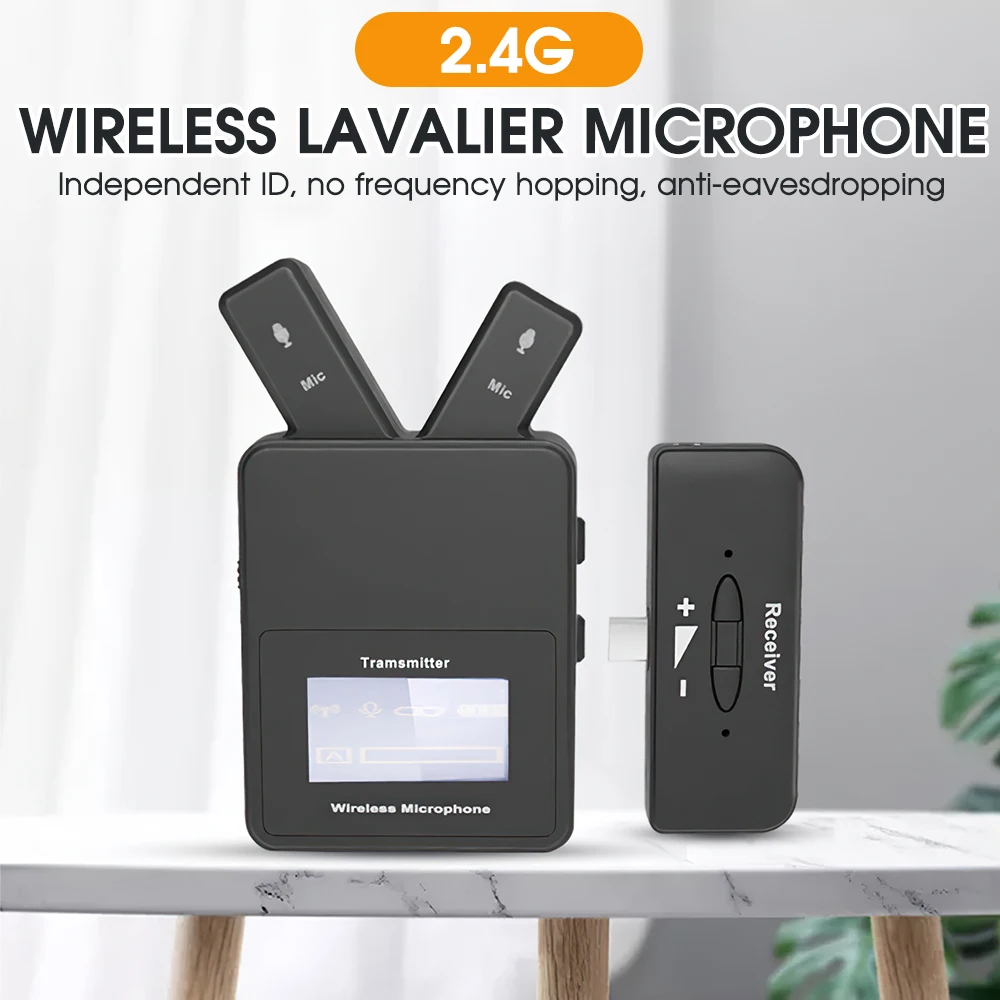 Mini USB Microphone Portable Wireless Lavalier Microphone with Clip Intelligent Noise Reduction for Phone Audio Studio Recording
Mini USB Microphone Portable Wireless Lavalier Microphone with Clip Intelligent Noise Reduction for Phone Audio Studio Recording