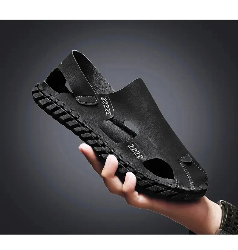 2021New Fashion Summer Sandals Outdoor Leisure Non-Slip Sandals Comfortable Sandals Beach Shoes Baotou Retro Men's Shoes Black 
2021New Fashion Summer Sandals Outdoor Leisure Non-Slip Sandals Comfortable Sandals Beach Shoes Baotou Retro Men's Shoes Black
