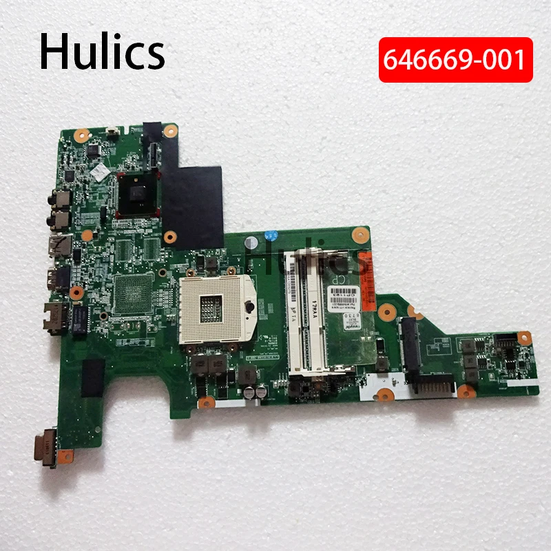 Оригинальная материнская плата Hulics 646669-001 для ноутбука HP CQ43 631 430 630 HM55 Встроенная