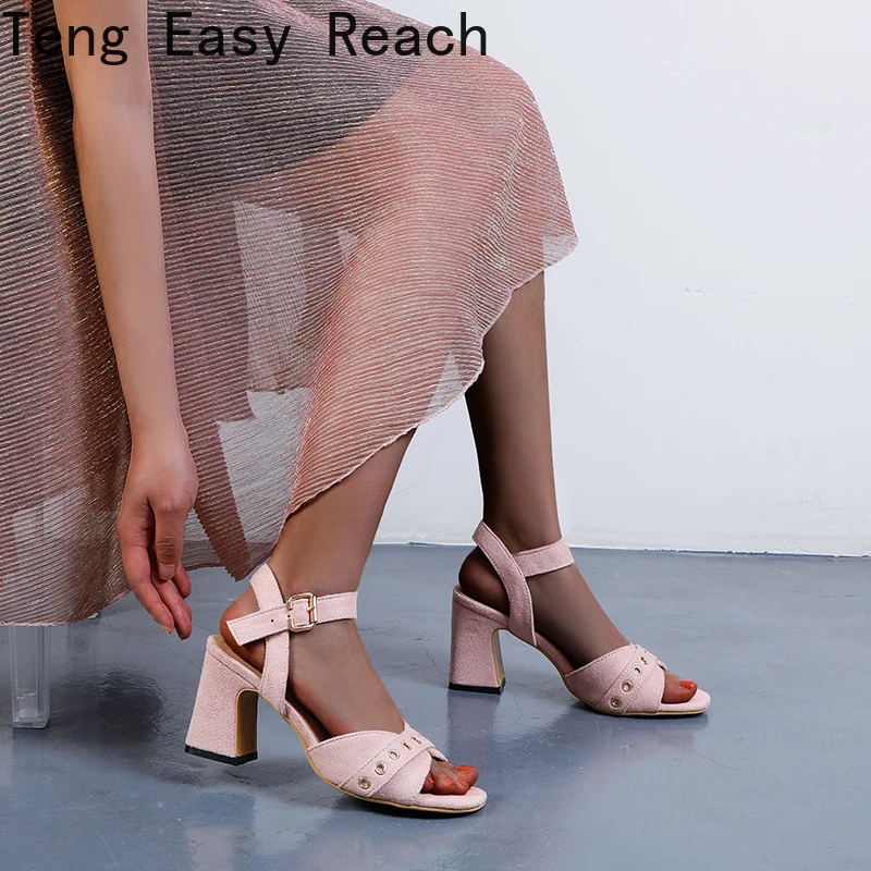Black Pink Brown Sandals Female Summer New Style Open Toe 8CM Thick Heel High Heel Comfortable Casual Retro Shoes
Black Pink Brown Sandals Female Summer New Style Open Toe 8CM Thick Heel High Heel Comfortable Casual Retro Shoes