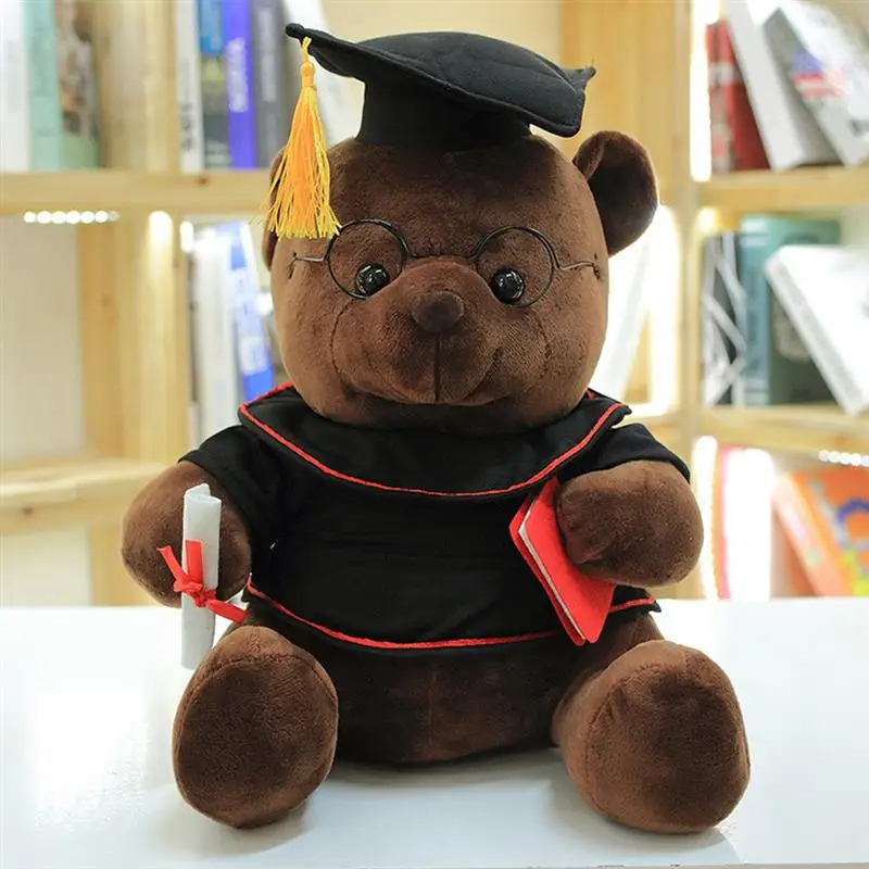 60cm Graduate Dr.Bear Plush Toys with Doctorial Hat Stuffed Bear Animals Dolls Playmates Soothing toys Graduation Gift for Girls
60cm Graduate Dr.Bear Plush Toys with Doctorial Hat Stuffed Bear Animals Dolls Playmates Soothing toys Graduation Gift for Girls