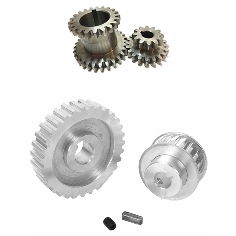 Hot 2Pcs Cj0618 Teeth T29Xt21 T20Xt12 Dual Dears Metal Lathe Gear & 2Pcs Pulley Gear Motor Belt Gear Drive Wheel Gear
Hot 2Pcs Cj0618 Teeth T29Xt21 T20Xt12 Dual Dears Metal Lathe Gear & 2Pcs Pulley Gear Motor Belt Gear Drive Wheel Gear