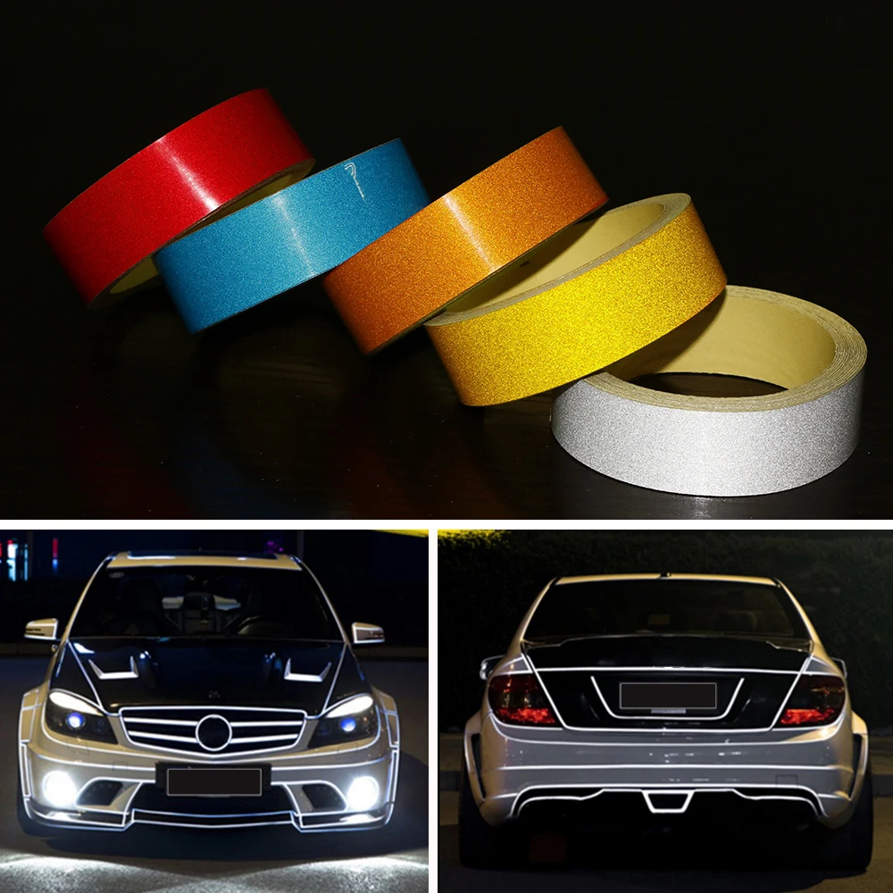 2cm*5m Reflective Sticker Tape for Auto Car Motorcycle Truck Bike Safety Warning Mark Car DIY Emergency Safety Strip Accessories
2cm*5m Reflective Sticker Tape for Auto Car Motorcycle Truck Bike Safety Warning Mark Car DIY Emergency Safety Strip Accessories