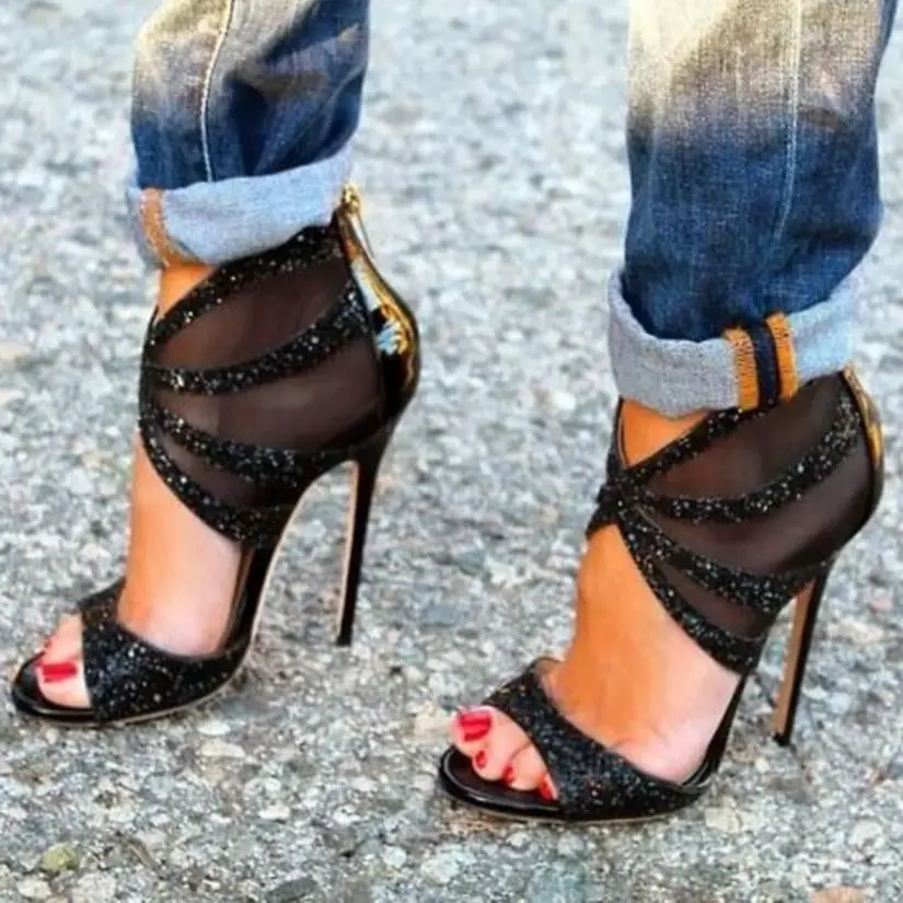Real New Arrival 0-3cm Tenis Feminino Ladies Shoes Black/gold Luxury Party Shoes Open Toe Shinning Woman High Heel Sandals
Real New Arrival 0-3cm Tenis Feminino Ladies Shoes Black/gold Luxury Party Shoes Open Toe Shinning Woman High Heel Sandals