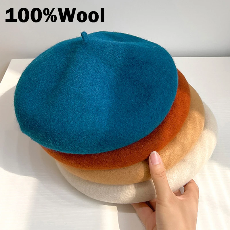 Autumn Winter Hat Wool Thick Berets French Artist Beret Women Painter Hat Girls Berets Female Warm Elegant Cap Beanies
Autumn Winter Hat Wool Thick Berets French Artist Beret Women Painter Hat Girls Berets Female Warm Elegant Cap Beanies