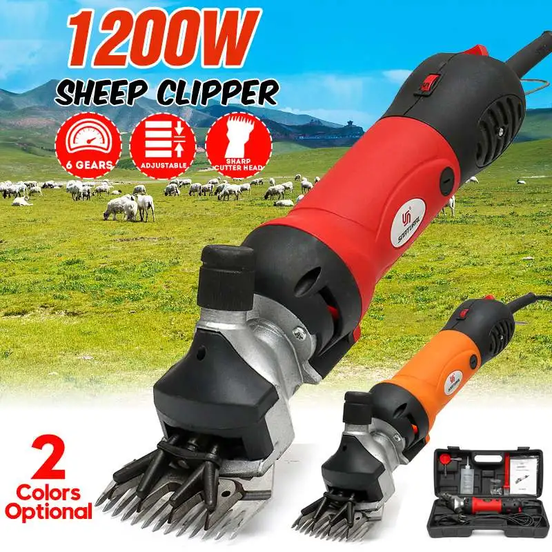 1200W 220V-240V Electric Sheep Pet Hair Clipper Shearing Kit Shear Wool Cut Goat Pet Animal Shearing Supplies Farm Cut Machine
1200W 220V-240V Electric Sheep Pet Hair Clipper Shearing Kit Shear Wool Cut Goat Pet Animal Shearing Supplies Farm Cut Machine