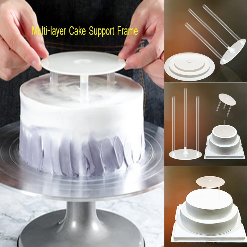4Pcs/Set Multi-layer Cake Support Frame Practical Cake Stands Round Dessert Support Spacer Piling Bracket Kitchen DIY Cake Tools 
4Pcs/Set Multi-layer Cake Support Frame Practical Cake Stands Round Dessert Support Spacer Piling Bracket Kitchen DIY Cake Tools
