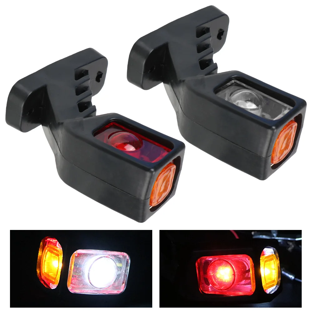 2Pcs/set Truck Lamp Indicator Lamp12/24V LED Side Marker Light White Red Yellow For Trailer Truck Van Lorry Tail Light Assembly
2Pcs/set Truck Lamp Indicator Lamp12/24V LED Side Marker Light White Red Yellow For Trailer Truck Van Lorry Tail Light Assembly