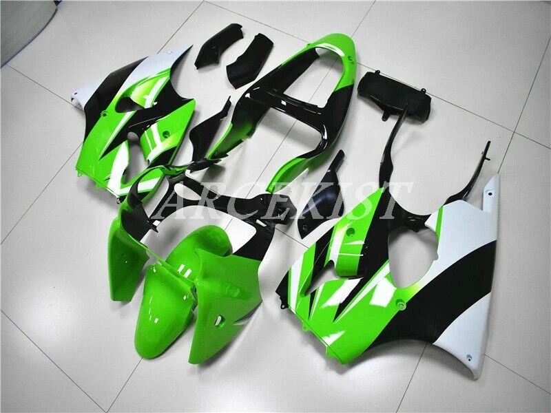Комплект обтекателей для нового мотоцикла ABS, подходит для Kawasaki Ninja ZX-6R ZX6R 636 2000 2001 2002 00 01 02, комплект кузова зеленого и белого цвета
Комплект обтекателей для нового мотоцикла ABS, подходит для Kawasaki Ninja ZX-6R ZX6R 636 2000 2001 2002 00 01 02, комплект кузова зеленого и белого цвета