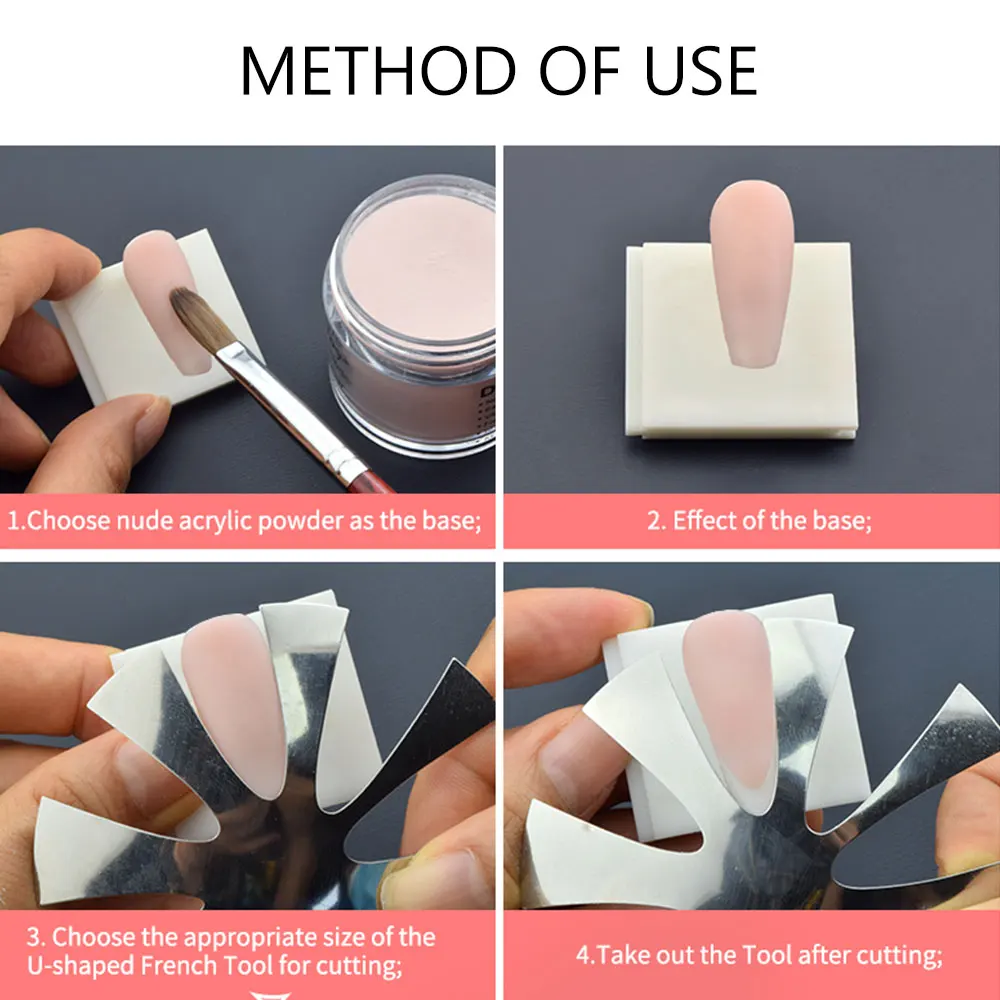 French Smile Cut V Line Nail Art Tool Manicure Template Edge Stencil Trimmer Easy to Clean Nail Care Stamping Plate Molds
French Smile Cut V Line Nail Art Tool Manicure Template Edge Stencil Trimmer Easy to Clean Nail Care Stamping Plate Molds