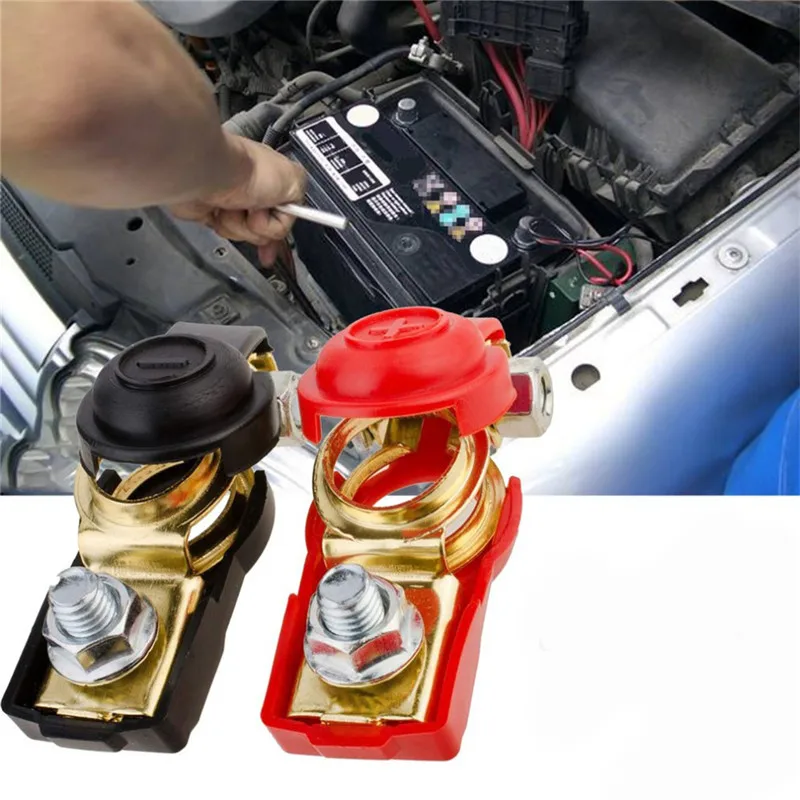 Universal 1 Pair 12V Quick Release Battery Terminals Clamps For Car Caravan Boat Motorcycle Car-styling
Universal 1 Pair 12V Quick Release Battery Terminals Clamps For Car Caravan Boat Motorcycle Car-styling