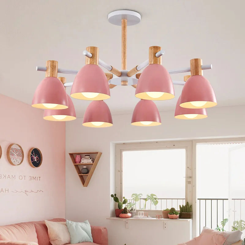 Nordic LED Chandelier With Iron Lampshade For Living Room Modern Wooden Lustres Foyer Chandelier Lighting
Nordic LED Chandelier With Iron Lampshade For Living Room Modern Wooden Lustres Foyer Chandelier Lighting