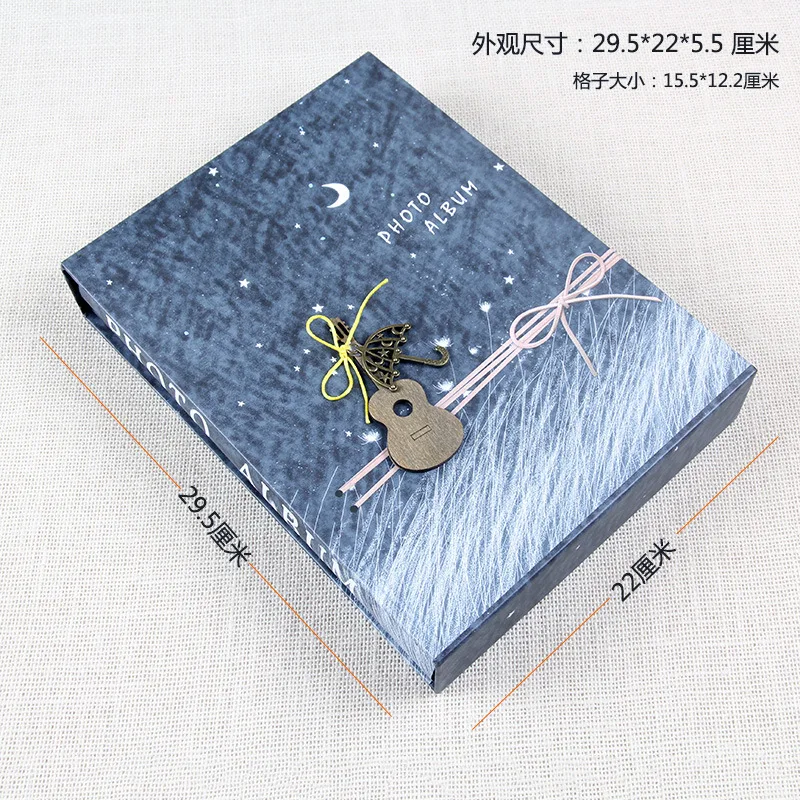 6-inch photo album, 200 sheets of plastic interstitial album, message area, children's growth album, boxed album book
6-inch photo album, 200 sheets of plastic interstitial album, message area, children's growth album, boxed album book