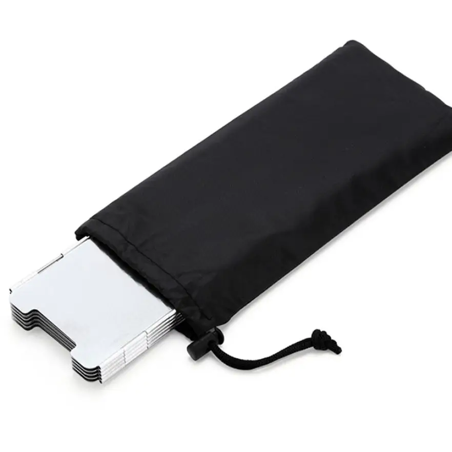 Outdoor camping stove stove windshield ultra-light aluminum alloy foldable with bolt 10 pieces with cloth bag 
Outdoor camping stove stove windshield ultra-light aluminum alloy foldable with bolt 10 pieces with cloth bag