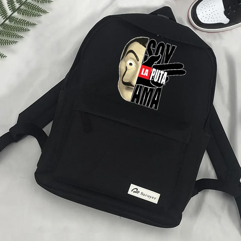 The House of Paper Money Heist Travel School Backpacks Boys Girls La Casa De Papel Bella Ciao Casual Bag Pack Sac A Dos
The House of Paper Money Heist Travel School Backpacks Boys Girls La Casa De Papel Bella Ciao Casual Bag Pack Sac A Dos