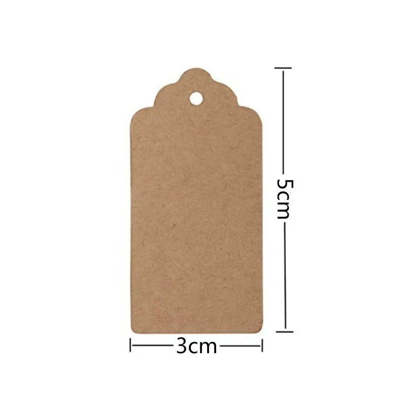100Pcs,2 Inch* 1.2 Inch Kraft Paper Blank Hang Tag Labels For Price Tag Party Wedding Birthday Favors Gift Package
100Pcs,2 Inch* 1.2 Inch Kraft Paper Blank Hang Tag Labels For Price Tag Party Wedding Birthday Favors Gift Package