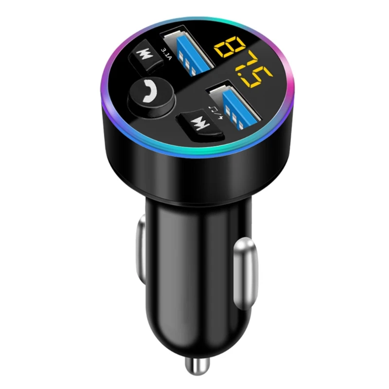 FM Transmitter Bluetooth-compatible 5.0 Car Kit Stereo Handsfree Aux Audio Mp3 Player USB Type C PD Fast Charging FM
FM Transmitter Bluetooth-compatible 5.0 Car Kit Stereo Handsfree Aux Audio Mp3 Player USB Type C PD Fast Charging FM
