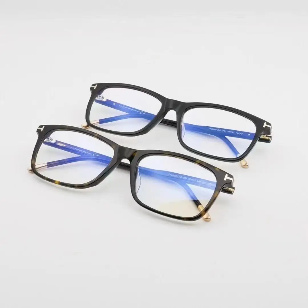 Top Qulity New TF Acetate Glasses Frame Men's and Women's Leisure Business Square Frame TF5646
Top Qulity New TF Acetate Glasses Frame Men's and Women's Leisure Business Square Frame TF5646