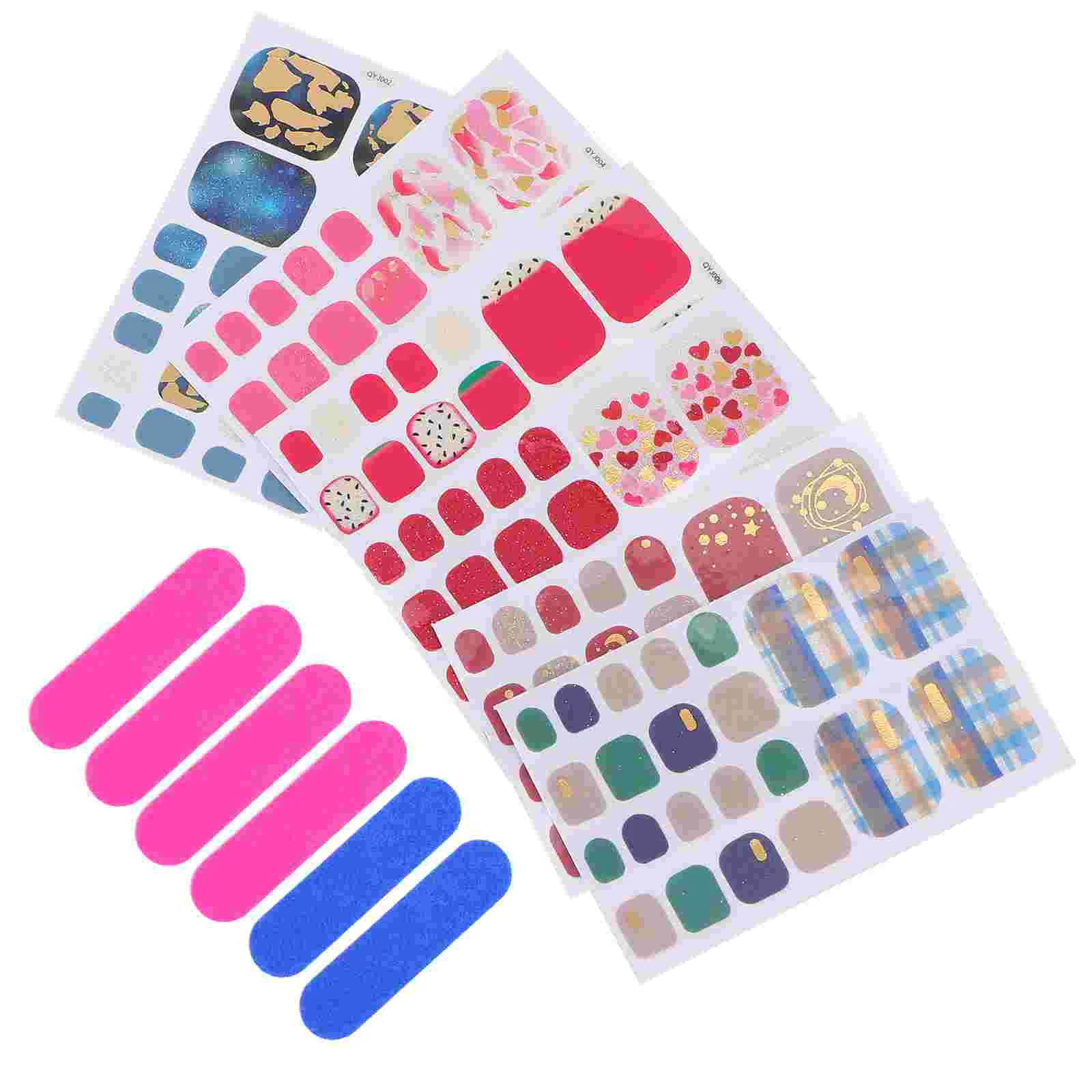 6 Sheets Elegant Toe Nail Art Accessories Fashion Toe Nail Art Stickers
6 Sheets Elegant Toe Nail Art Accessories Fashion Toe Nail Art Stickers