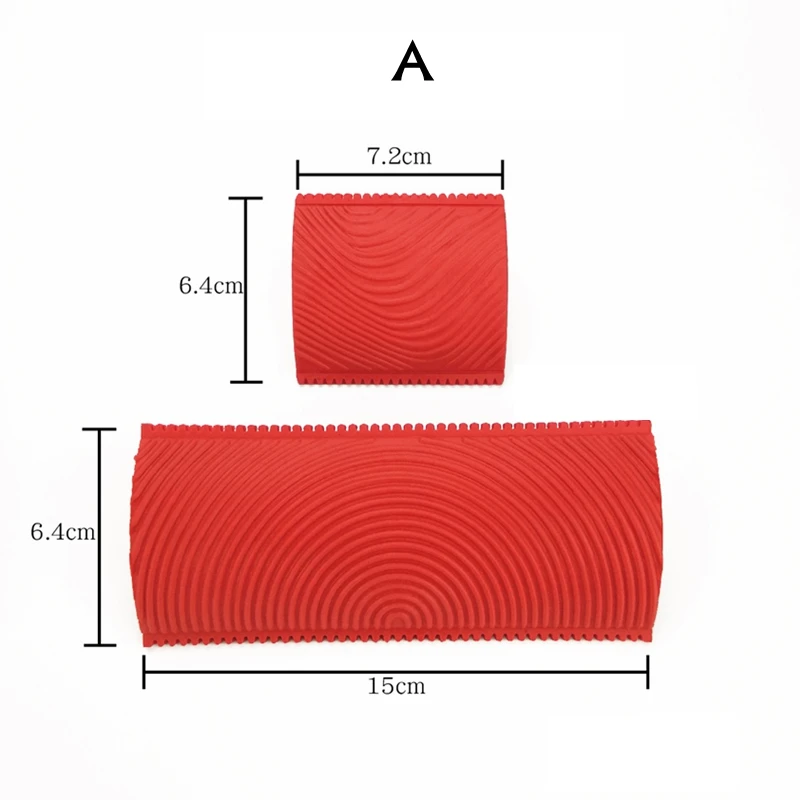 Набор резиновых щеток для рисования по дереву 2 шт./компл. | Обустройство дома