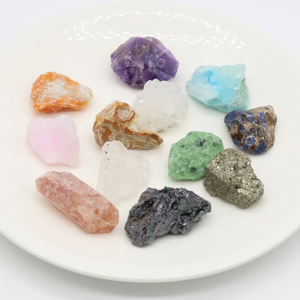 Hot Sale Natural Stone Ore Specimen Mineral Crystal Irregular Bead MakingDIYJewelry Ornament Garden Decoration Gift12Pcs/Box
Hot Sale Natural Stone Ore Specimen Mineral Crystal Irregular Bead MakingDIYJewelry Ornament Garden Decoration Gift12Pcs/Box