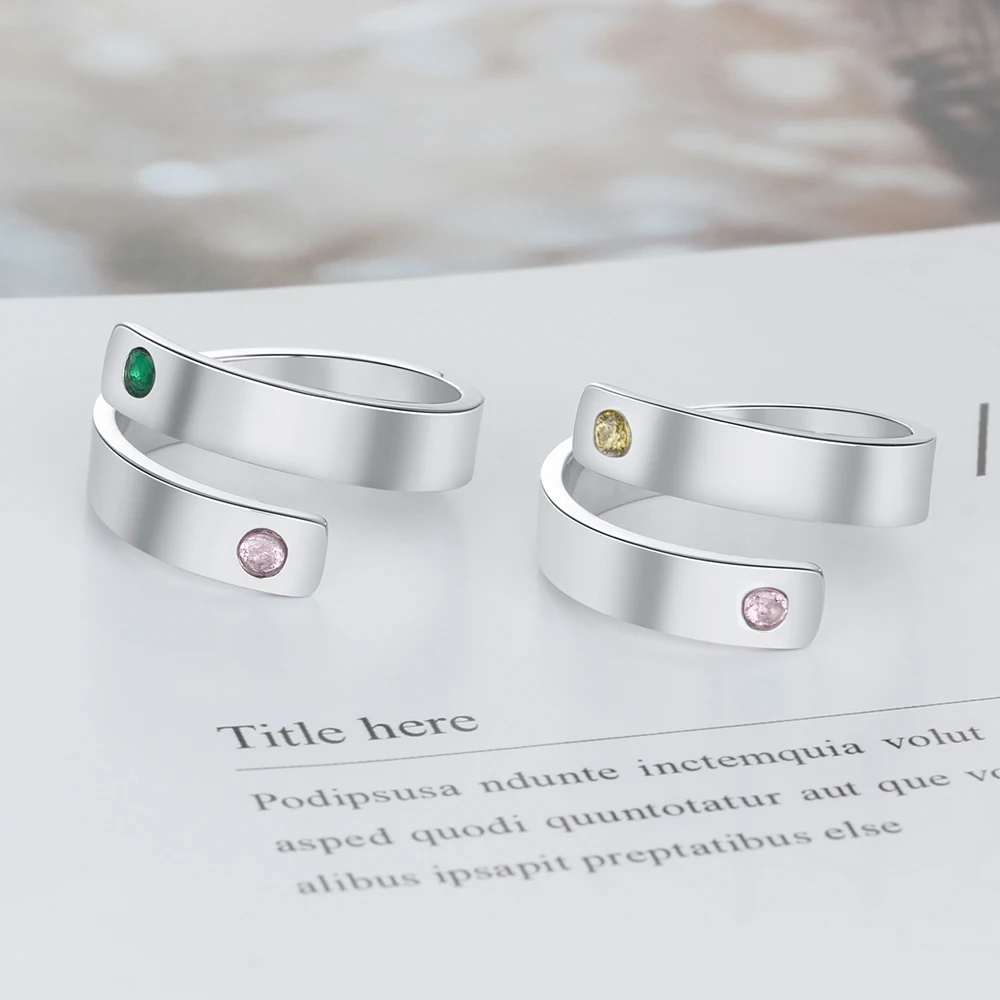 Personalized Birthstone Promise Rings Stainless Steel Custom Two Name Engraved Rings For Women Fashion Wedding Bands Adjustable
Personalized Birthstone Promise Rings Stainless Steel Custom Two Name Engraved Rings For Women Fashion Wedding Bands Adjustable