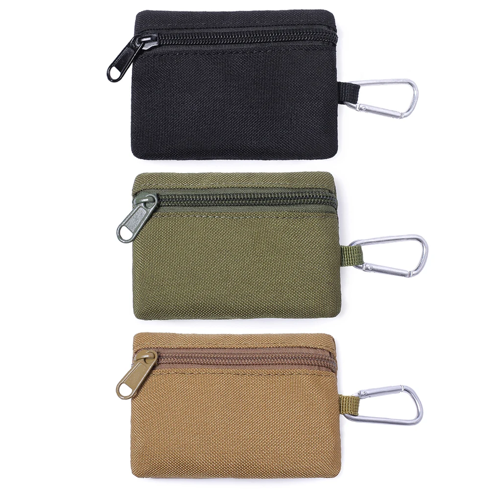 Mini Tactical Wallet Pouch Waterproof EDC Waist Bag Coin Purse Key Card Holder with Carabiner Zipper Pocket Outdoor Sports Bag
Mini Tactical Wallet Pouch Waterproof EDC Waist Bag Coin Purse Key Card Holder with Carabiner Zipper Pocket Outdoor Sports Bag