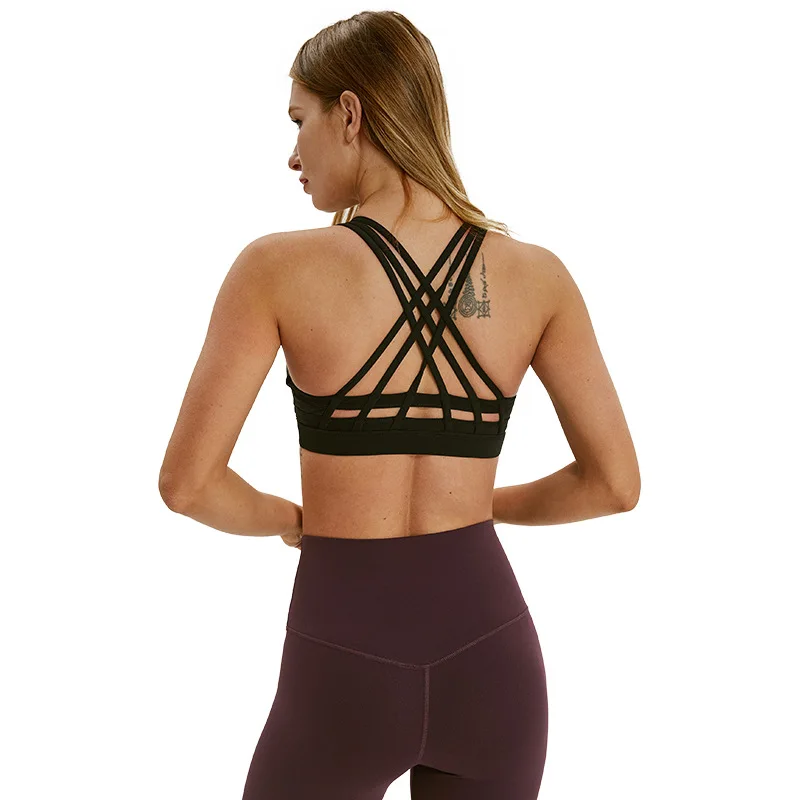 New Contrasting Color Sports Underwear, Yoga Fitness Straps, Beautiful Back Gathering Shockproof Running Sports Bra
New Contrasting Color Sports Underwear, Yoga Fitness Straps, Beautiful Back Gathering Shockproof Running Sports Bra