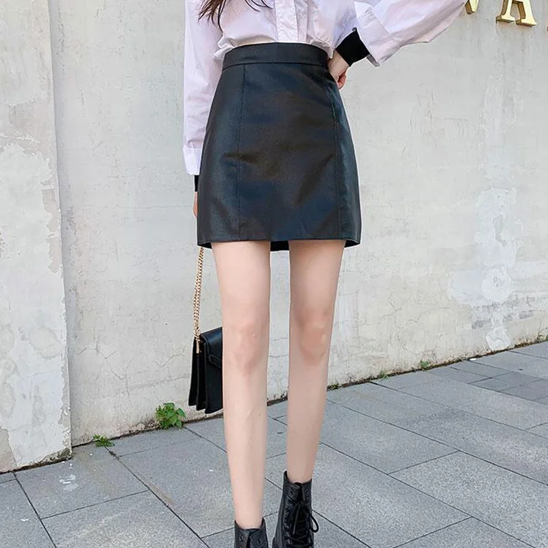 Plus Size Above Knee Mini Women Pu Faux Leather Skirts Sexy High Wasit Solid Black Office Skirts Jupe Femme Faldas Mujer
Plus Size Above Knee Mini Women Pu Faux Leather Skirts Sexy High Wasit Solid Black Office Skirts Jupe Femme Faldas Mujer