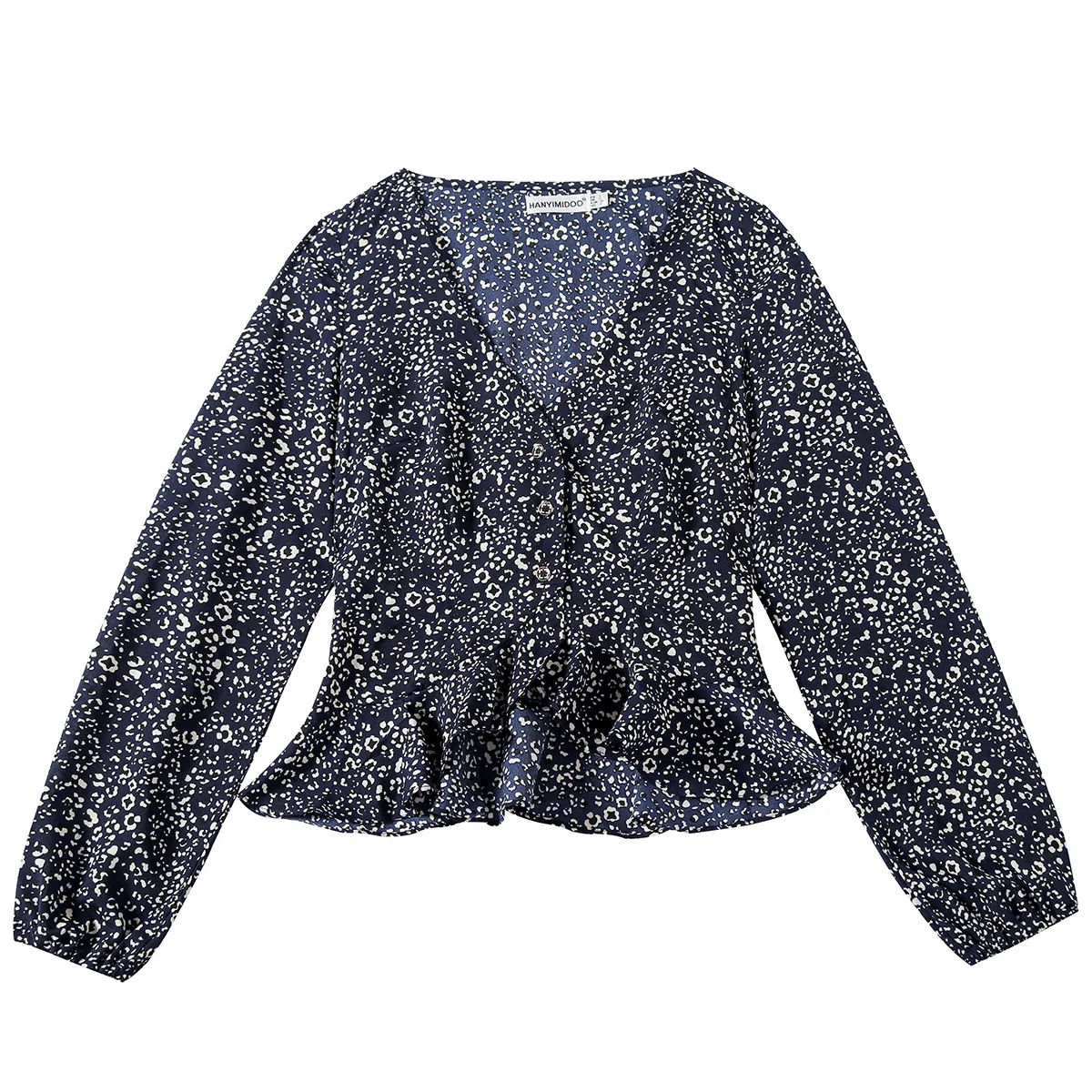 Chic Black Floral Print Slim Vintage Blouse Women Fashion Buttons Crop Tops Blouses Casual Long Sleeve V Neck Tops Ruffle Kimono
Chic Black Floral Print Slim Vintage Blouse Women Fashion Buttons Crop Tops Blouses Casual Long Sleeve V Neck Tops Ruffle Kimono