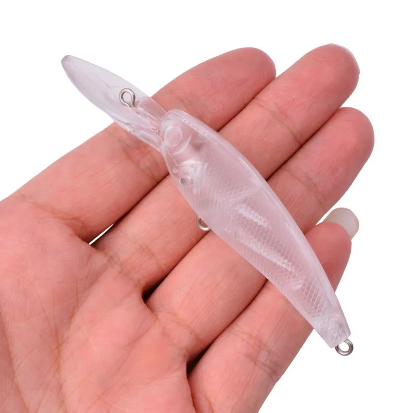 100pcs 9.3cm 6.2g Long Casting Unpainted Minnow Shallow Water Fishing Artificial Hard Bait
100pcs 9.3cm 6.2g Long Casting Unpainted Minnow Shallow Water Fishing Artificial Hard Bait