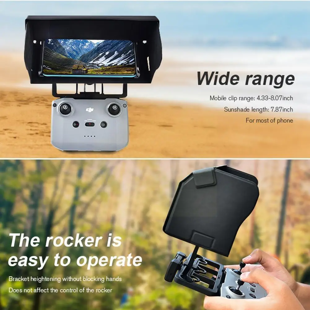 For DJI Mini 2/Air 2S Royal Series Remote Control Magnetic Hood Display Set 18.2*10.1*10cm Outdoor Bracket Sunshade Foldabl D1J1
For DJI Mini 2/Air 2S Royal Series Remote Control Magnetic Hood Display Set 18.2*10.1*10cm Outdoor Bracket Sunshade Foldabl D1J1