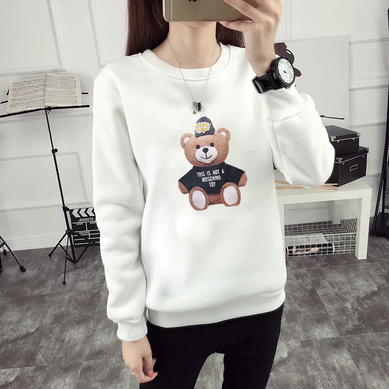 Women Hooded Fleeve Hoodies primavera manga larga sudadera Patchwork con cuello ovalado white
Women Hooded Fleeve Hoodies primavera manga larga sudadera Patchwork con cuello ovalado white