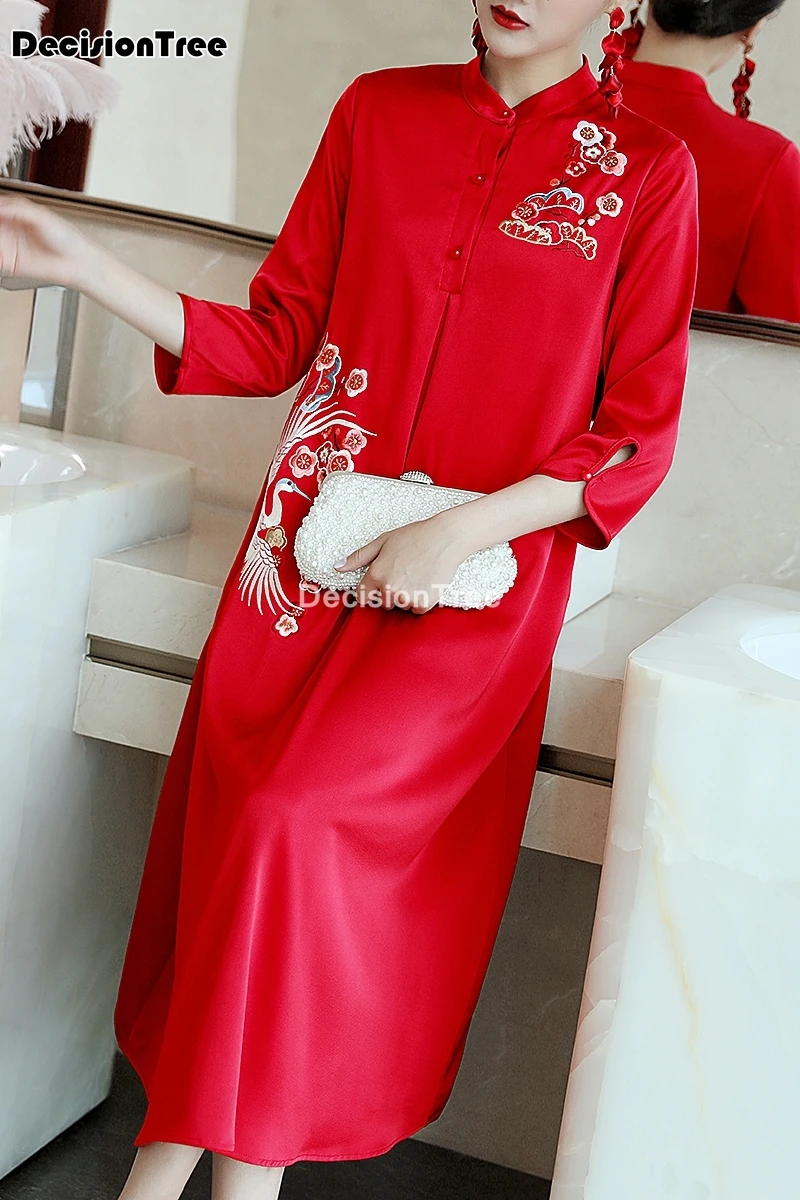 2021 chinese dress dresses modern chinese dress cheongsam embroidery qipao meditation robe vintage femme dai vietnam dress
2021 chinese dress dresses modern chinese dress cheongsam embroidery qipao meditation robe vintage femme dai vietnam dress