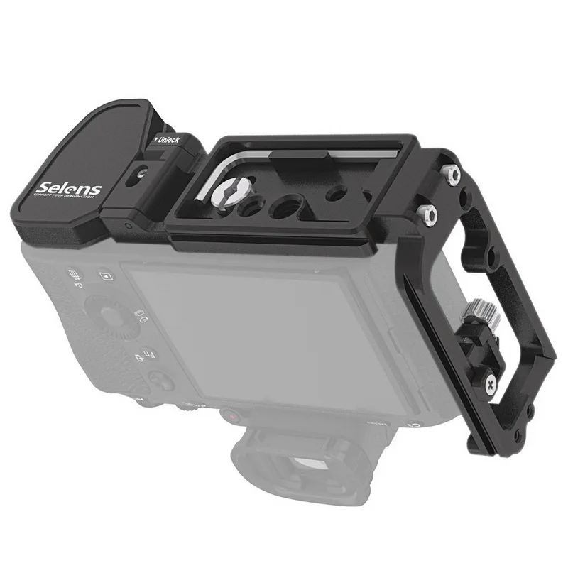 Selens A72 A7S2 A73 A9 L Тип клетка для камеры Rig Sony A7ii A7iii A7Sii алюминиевый сплав комплект