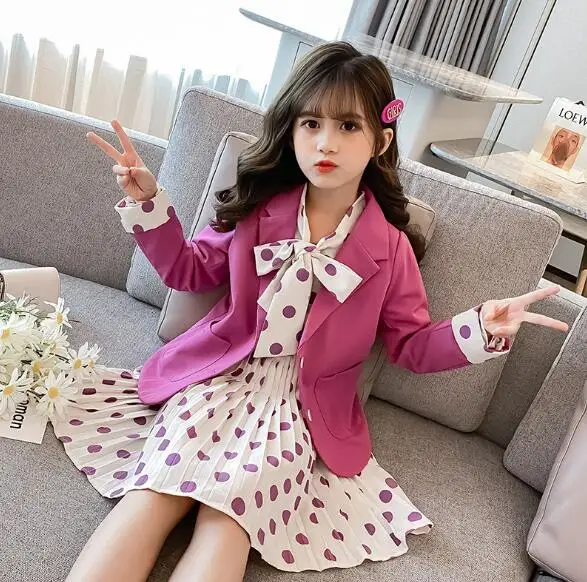 Girls Clothes Set Autumn Jackets + Pleated Dress 2PCS Girl Suits Kids Tracksuit Children Clothing Teen Girl Outfits 8 10 12 Yrs
Girls Clothes Set Autumn Jackets + Pleated Dress 2PCS Girl Suits Kids Tracksuit Children Clothing Teen Girl Outfits 8 10 12 Yrs