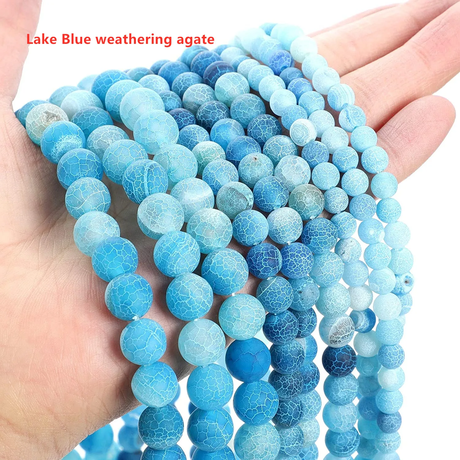 Natural Stone Beads 8mm Sky Blue Weathered Agate Loose Beads Fit For Diy Jewelry Making Bracelet Necklace Amulet Accessories
Natural Stone Beads 8mm Sky Blue Weathered Agate Loose Beads Fit For Diy Jewelry Making Bracelet Necklace Amulet Accessories