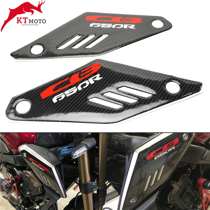 3D наклейки для бака из углеродного волокна Honda CB 650R CB650 R 2018 2020 аксессуары