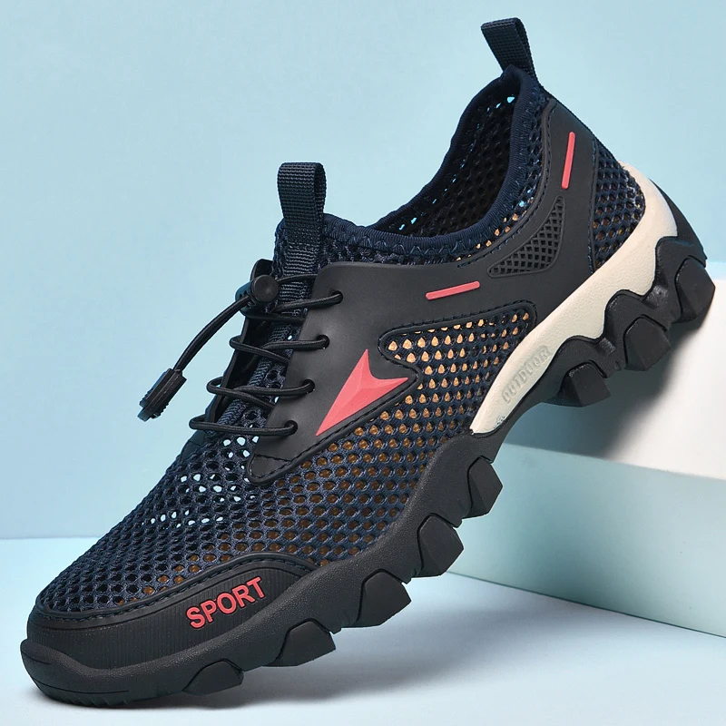 2021 New Summer Men Mesh Outdoor Casual Shoes Fashion Luxury Design Hiking Shoes Lightweight Breathable Non-Slip Shoes Big Size 
2021 New Summer Men Mesh Outdoor Casual Shoes Fashion Luxury Design Hiking Shoes Lightweight Breathable Non-Slip Shoes Big Size