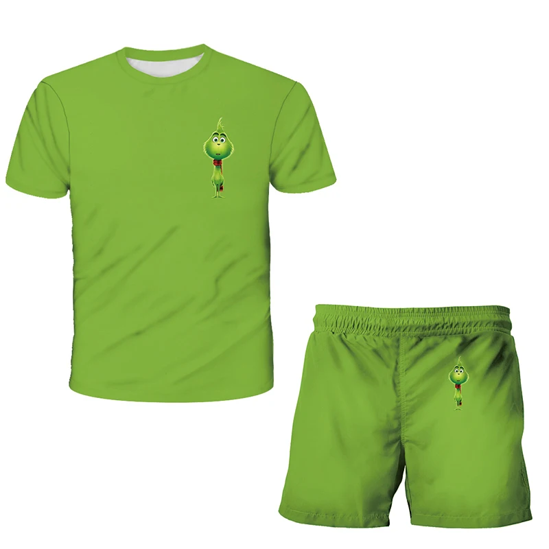 New 3D Printed T-Shirt Movie Green Grinch T-Shirt Top Fashionable Cute Animal Pattern Children's Fashionable Clothing T-Shirt Sh 
New 3D Printed T-Shirt Movie Green Grinch T-Shirt Top Fashionable Cute Animal Pattern Children's Fashionable Clothing T-Shirt Sh