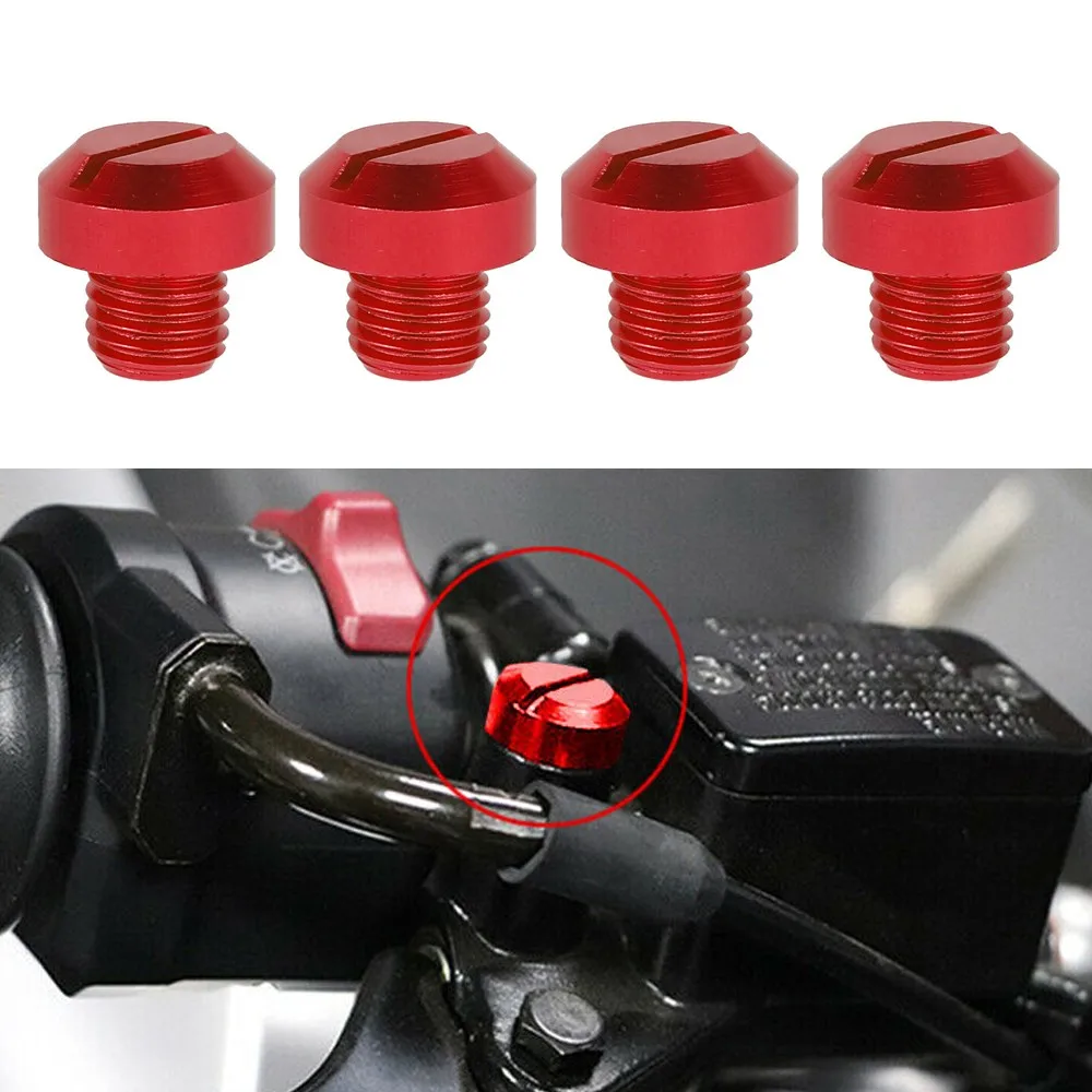 4pcs/set Motorcycle M10 Motorcycle Mirror Hole Blanking Plugs Clockwise Screws Motorbike Accessories
4pcs/set Motorcycle M10 Motorcycle Mirror Hole Blanking Plugs Clockwise Screws Motorbike Accessories